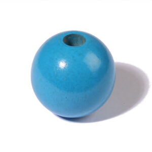 Clown - Blau lackierte Kugel