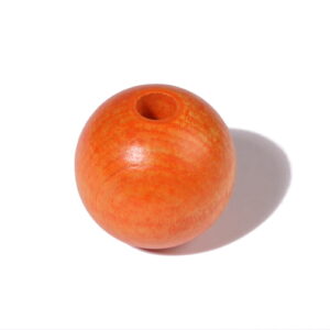 Clown – orange lackierte Kugel