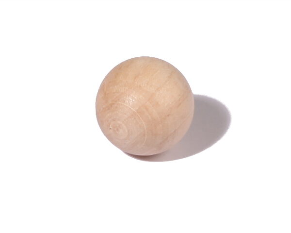 Sourisquick - Natural lacquered ball without hole