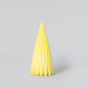 Bougie "Pyramerveilles" jaune