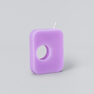 Bougie "Trou d'air" violet