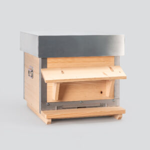 Dadant DB 12 Beute aus massivem Tannenholz mit Flachdach