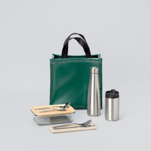 Lunchbag vert bouteille