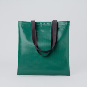 Tote bag vert bouteille 2 sangles