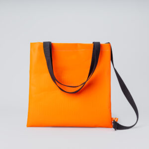 Tote bag orange 3 sangles