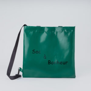 Sac à bonheur vert bouteille 3 sangles
