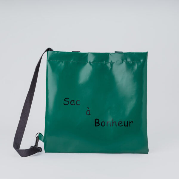 Sac à bonheur vert bouteille 3 sangles