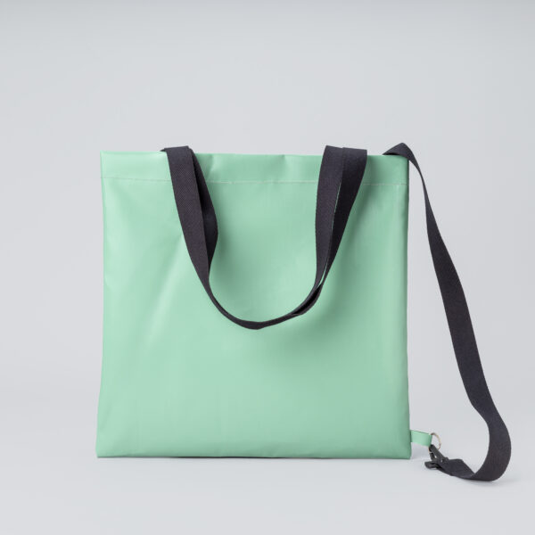 Tote bag vert clair 3 sangles