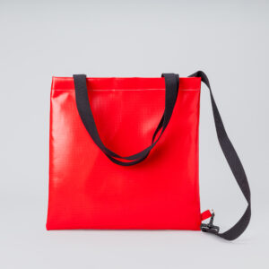 Tote bag rouge 3 sangles