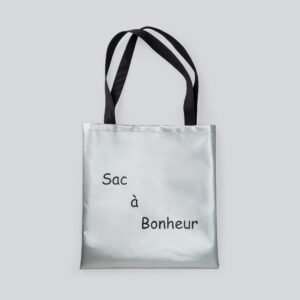 Sac à bonheur argent 2 sangles