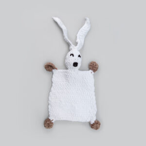 Doudou Lapin carré "28cm"
